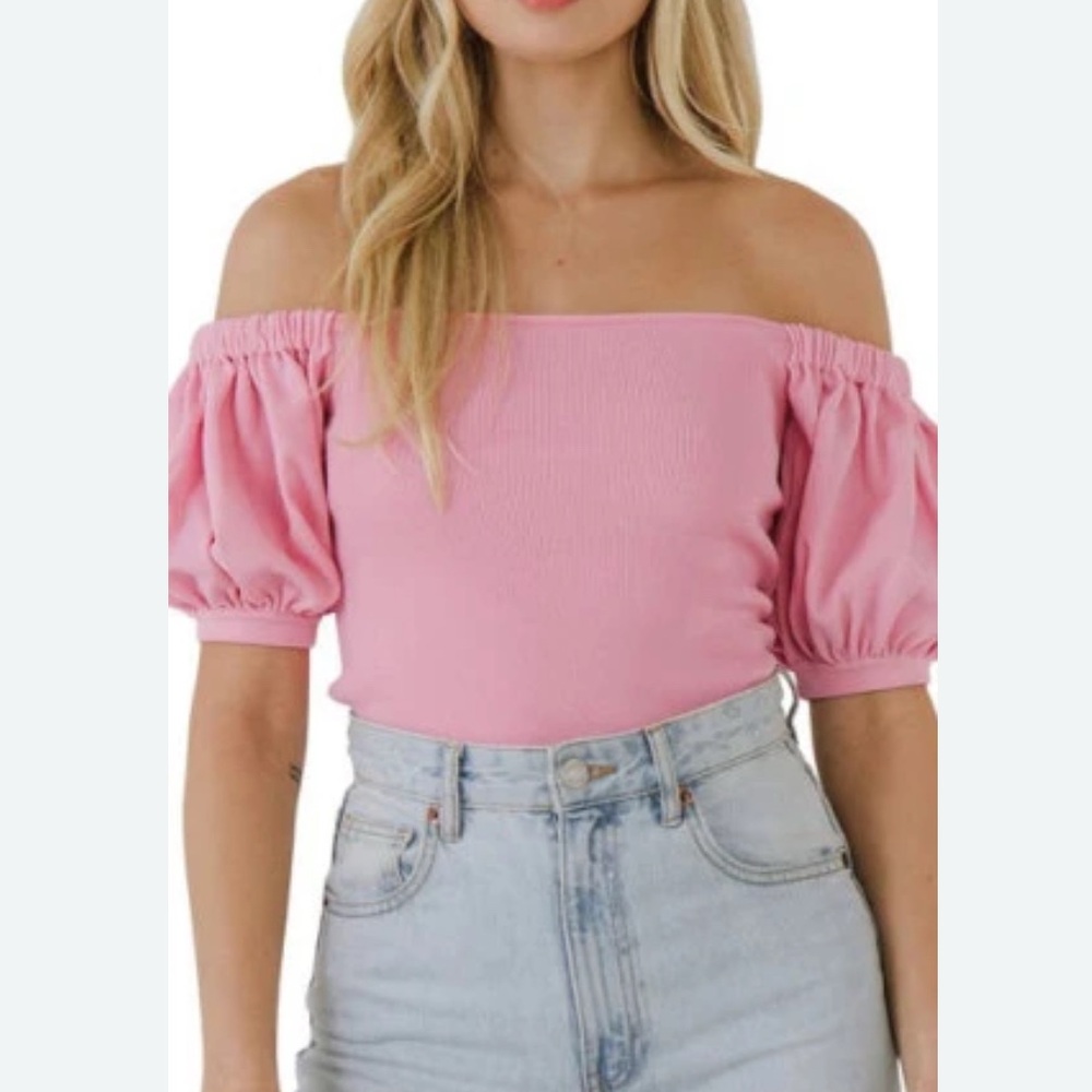 Pink Ripple Pink Top